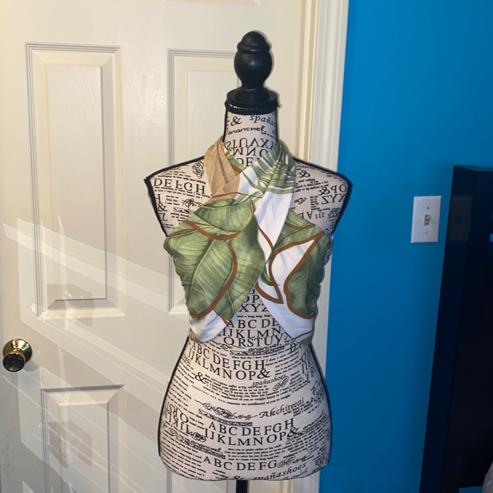 Sexy tropical wrap top